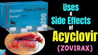 Acyclovir – Side Effects Uses Mechanism of Action Dosage Interactions Warnings [upl. by Esiouqrut]