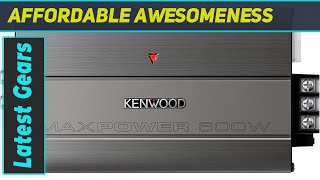 KENWOOD KACM3004 Compact 600W 4Channel Amplifier Best Choice for Your Car Boat or ATV [upl. by Bowes]