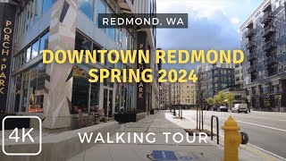 Downtown Redmond WA Has Changed So Much Spring 2024  Walking Tour [upl. by Jamesy837]