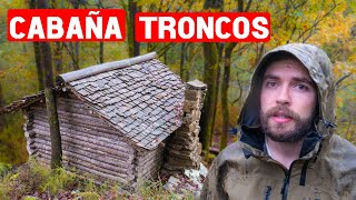 Visito Una CABAÑA de TRONCOS En Mitad Del BOSQUE  Vida Salvaje [upl. by Sam]