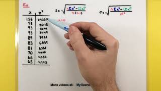 Statistics  How to calculate the standard deviation [upl. by Russon142]