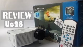 El Proyector mas ECONOMICO Uc28 1080p  REVIEW COMPLETA [upl. by Auhsohey]