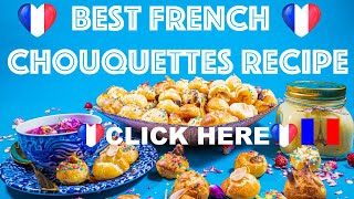 How to make the most delicious French Chouquettes recipe EASY RECIPE [upl. by Barr]