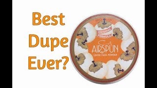 Coty AirSpun Loose Translucent Powder  A Drugstore Classic [upl. by Rae]