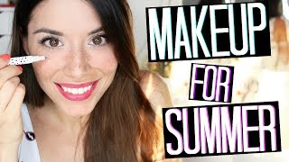 SUMMER MAKEUP  MI PREPARO CON VOI CONTANTISSIME LENTIGGINI FINTE   Adriana Spink [upl. by Htebasil119]