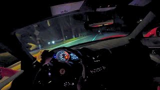 2020 Ferrari 488 Pista Night POV Drive  4K [upl. by Annawot]