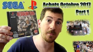 Achat Octobre 2017  Part 1  Vide Grenier  Echange  Retrogaming [upl. by Haberman]