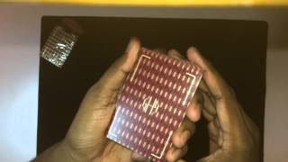 Guy Hollingworth Burgundy Ed Playing Card Deck Review [upl. by Sethrida]