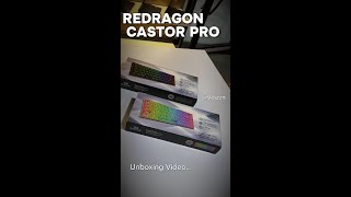 Unboxing Redragon CASTOR PRO WirelessBT Mechanical Gaming Keyboard [upl. by Renfred824]