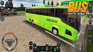 Drive New Rare Green Bus In New Map 🗺️ bussimulatorultimate viralvideo [upl. by Doubler825]