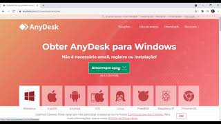 BAIXANDO ANYDESK [upl. by Odlaner]