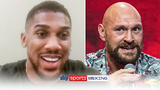 quotImagine what I WOULD DO to Fury 😤  Anthony Joshua on heavyweight rivals [upl. by Wilone]