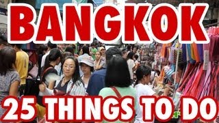 25 Amazing Things To Do in Bangkok Thailand [upl. by Prudi]