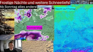 Weitere SCHNEEFÄLLE bis SAMSTAG Nächte FROSTIG  Ab SONNTAG FRÜHLINGSHAFT [upl. by Nwahsad]