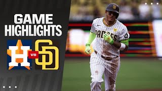 Astros vs Padres Game Highlights 91824  MLB Highlights [upl. by Bullen]