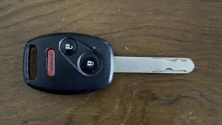 honda key fob battery replacement  speed tutorial [upl. by Babby791]