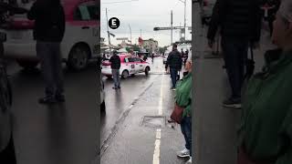 ¡De película Inicia como riña y terminan con los autos destrozados en la Guerrero [upl. by Eriuqs]