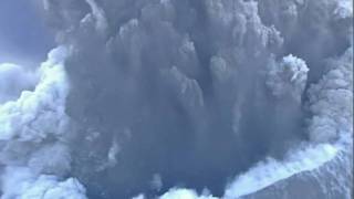 Spectacular footage from above the volcanic crater [upl. by Mimi]