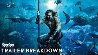 Aquaman  Official Trailer 1 Breakdown in Hindi  SuperSuper [upl. by Dnomaid]