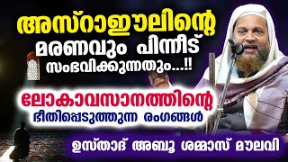 അസ്‌റാഈലിന്റെ മരണവും പിന്നീട് സംഭവിക്കുന്നതും ഭീതിപ്പെടുത്തുന്ന രംഗങ്ങൾ Abu Shammas Moulavi [upl. by Mehetabel]