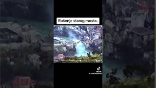 rušenje Starog mosta u Mostaru [upl. by Secrest503]