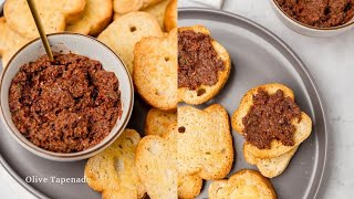 Olive Tapenade Recipe Quick and Easy appetizer recipe [upl. by Krein]