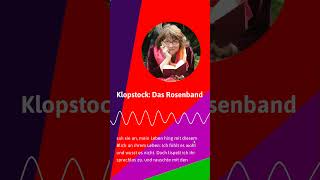 Klopstock Das Rosenband [upl. by Greyso]