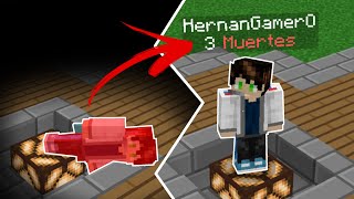 Como hacer un CONTADOR DE MUERTES en Minecraft Bedrock 🔥 [upl. by Meerak]