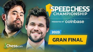 MAGNUS CARLSEN vs HIKARU NAKAMURA LA GRAN FINAL  Speed Chess Championship 2023 [upl. by Sigler26]