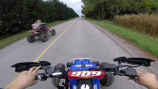 2000 Yamaha Banshee VS 2006 TRX 450 [upl. by Conger]