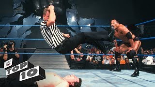 When referees fight back  WWE Top 10 [upl. by Skolnik696]