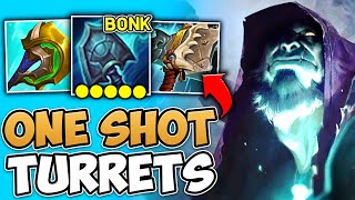 MEGA BONK YORICK FARMS TURRETS IN SECONDS SPLIT PUSH GOD [upl. by Yursa]