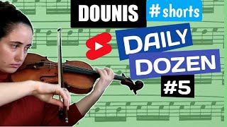 Practice🎻  Dounis Daily Dozen Fifth Exercise  shorts [upl. by Aicxela218]