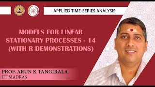 Lecture 22A Models for Linear Stationary Processes 14 with R Demonstrations [upl. by Arbas631]