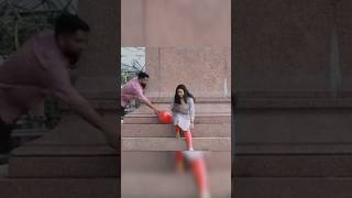 Balloon prank on girl  prank in india  Thalaivar thimingalam song  ZXRARJUN shortz prank [upl. by Nyram366]