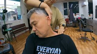 ASMR Legendary Massage at the Barber Head Neck Back and Shoulder Relaxation [upl. by Ryann]