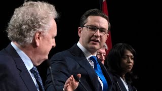 Poilievre slams Charest over trucker convoy comments at first debate [upl. by Davidoff]