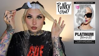 Trying Punky Colour Bleach Kit amp Toner [upl. by Eniawtna650]