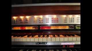 Dennis Awe At Lowrey MX1 organ wmv [upl. by Masry]