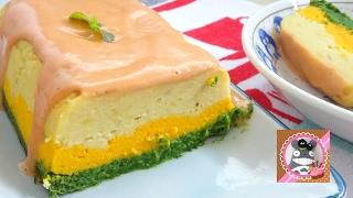 Terrina tricolor con vegetales saludable y deliciosa [upl. by Yelrahs526]