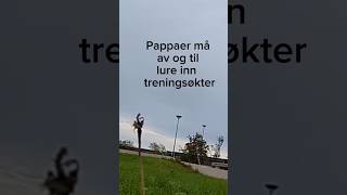 Hvordan lurer pappaen inn trening lek trening familietid løping intervall læring [upl. by Eisle]