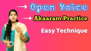 How to practise Akaram  Voice Exercises Akaarams  practice for Akaram  open voice singing [upl. by Fowle]