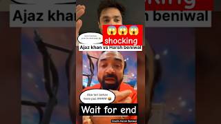 😱OMG Harsh beniwal as Ajaz Khan 😱 harshbeniwal ajazkhan roast shorts ytshorts acting roast [upl. by Mixie]