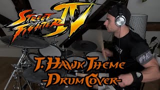 Street Fighter IV  T Hawk Theme Metal Drum Cover [upl. by Anauqed138]