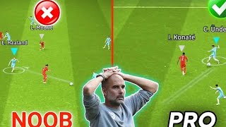 Efootball 2025  How to passing like a pro  Use this strategy tutorial skills [upl. by Laural]