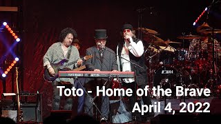 Toto in Concert  Home of the Brave Live  April 4 2022 [upl. by Arerrac724]