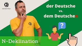 NDeklination German Nouns with an extra quotnquot at the end Learn German A2B1 [upl. by Abdulla520]