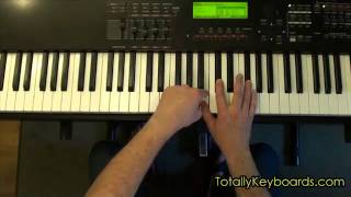 Fields Of Gold by Sting  KeyboardPiano Lesson Preview [upl. by Junia]