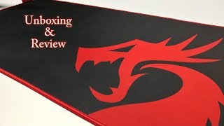 Redragon KUNLUN Extended mouse pad Unboxing and Review [upl. by Maida581]