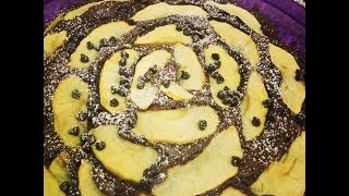 TORTA MELE E CACAO  Come fare la schiuma x il cappuccino Le dolcezze di Viky [upl. by Enreval]